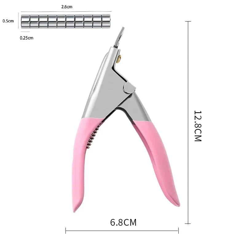Mini Magnet for Acrylic Nails - Nail Cutter Tool for Manicure Tips, False Nails, and Length Cutting, Nail Clipper Supplies
