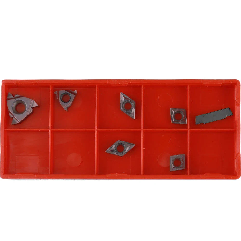 8-16mm Lathe Turning Tool Holder — Boring Bar & CNC Metal Cutter Rod with Shank and Inserts