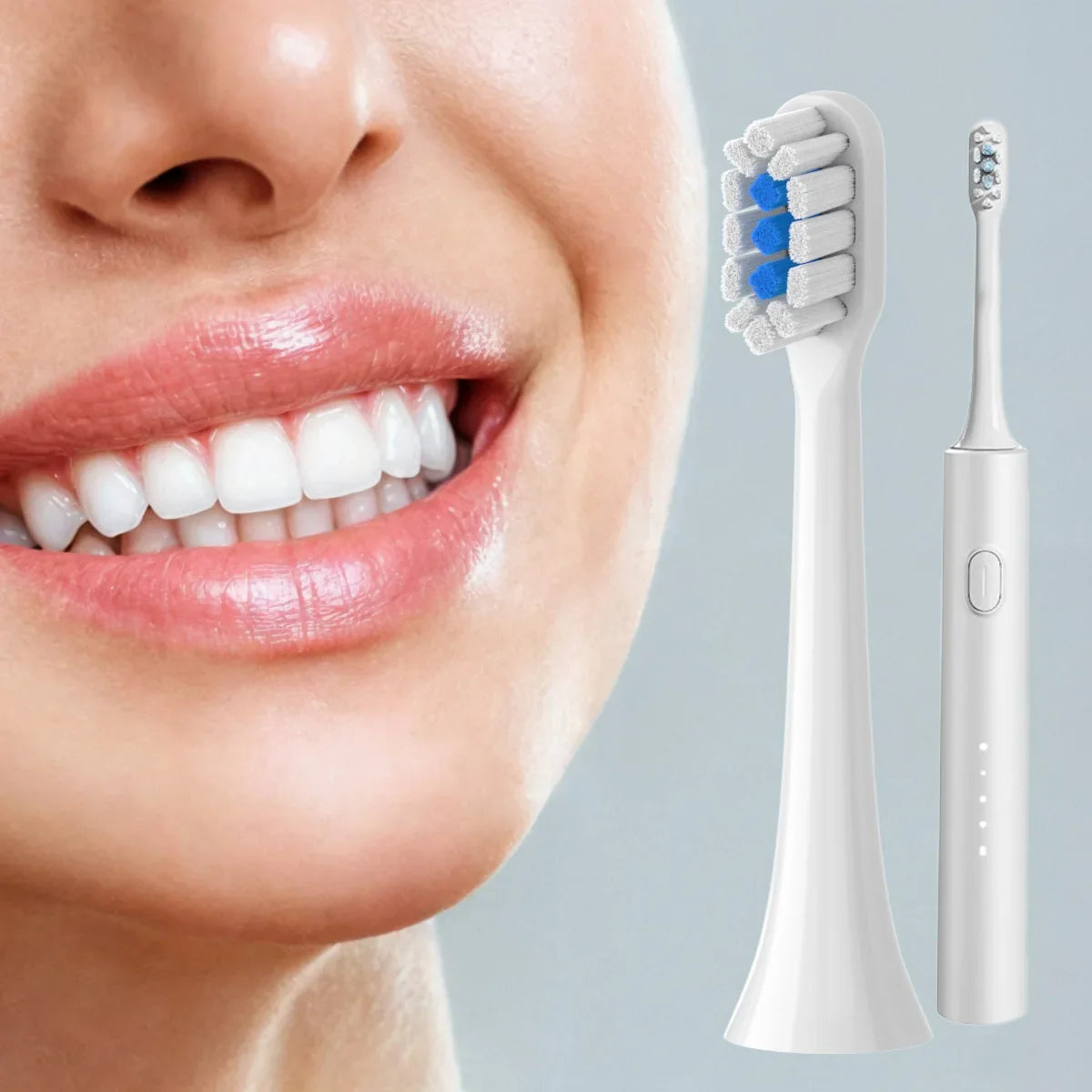 Replacement Brush Heads for Mijia T301 T302 T501 501C Sonic Electric Toothbrush – DuPont Soft Bristle Cleaning Nozzle Heads, Dental Care Accessories