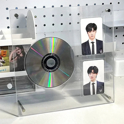 Kpop Acrylic Photo Frame & Photocard Holder - Stylish Interior Frame for CD Pictures and Idol Cards - Perfect Kpop Room Decoration
