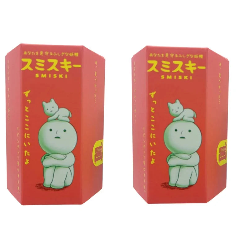 Sonny Angel Smiski Work Series – Mystery Noctilucent Green Doll, Cartoon Action Figures, Desktop Blind Box Model, Gift Toy