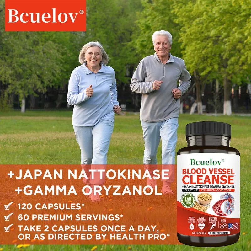Vascular Cleanser Capsules – Purify Blood, Lower Cholesterol & Support Cardiovascular Health, 120 Count