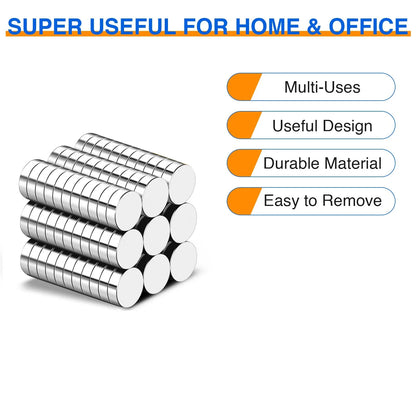 5x2mm Neodymium Disc Magnets - 10-100PCS N38 Super Strong Permanent Round Magnets for DIY & Crafts