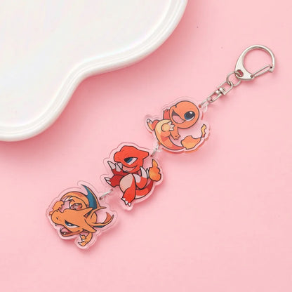 Anime Acrylic Keychain – Cute Cartoon Car Bag Pendant, Creative Gift for Friends & Fans, Fun Keyring Charm