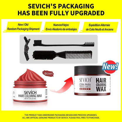 Temporary Hair Color Wax Kit – Washable Instant Hair Dye Cream for Men, Women & Kids, Party Cosplay, Blue, Purple, Red, Green