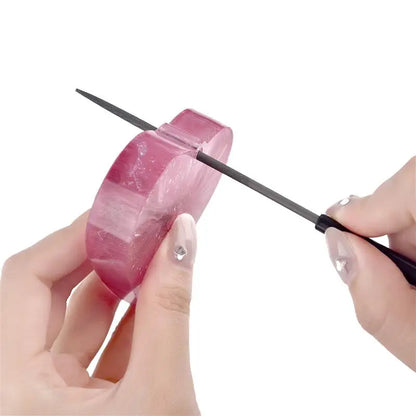 Needle Files Set for DIY Jewelers – Hand Tools for Diamond Carving, Metal, Glass & Stone Crafts