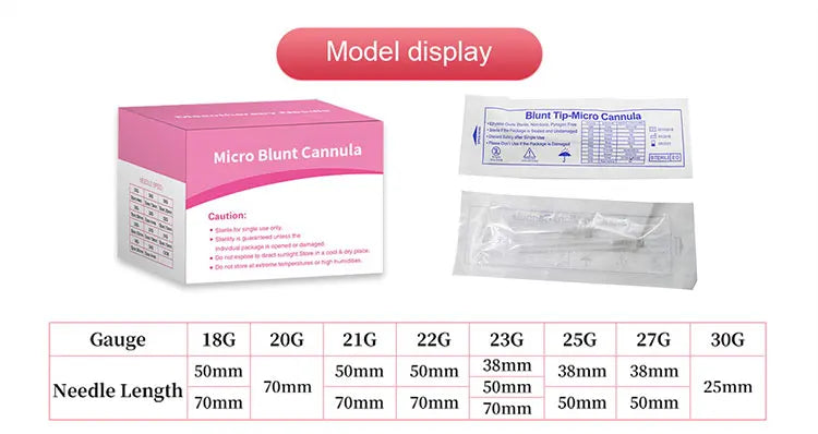 Korea Fine Micro Blunt Cannula Needle – 14G 90MM Blunt Tip for Hyaluronic Filler