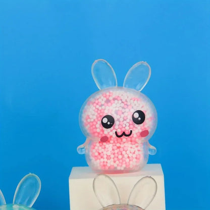 Squishy Bunny Stress Balls – Colorful Rabbit Fidget Toy for Kids & Girls, Perfect for Easter Basket Stuffers
