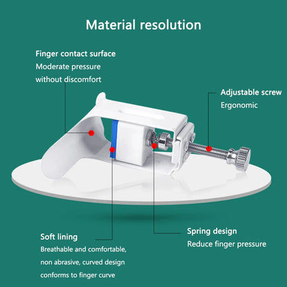 Finger Straightener Splint — Joint Support Brace & Medical Finger Rehabilitation Holder for Arthritis & Injury