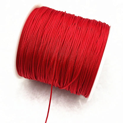 Nylon Macrame Cord Thread (0.4–1.5mm) – Braided DIY Bracelet, Beading & Tassel String