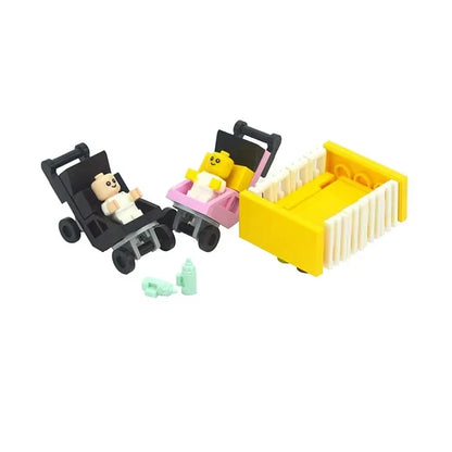 DIY Mini Food Building Block Figures – Bread, Fish, Fruit, Chicken, Crab, Hot Dog, Cake, Pizza & Carrot Creative Toy Bricks