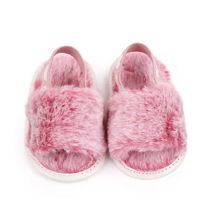 Meckior Baby Walking Shoes — Breathable Soft Sandals for Girls, Color Block Garden Shoes 0-18M