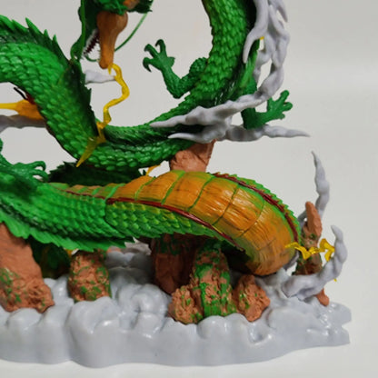 24cm Dragon Ball Anime Figure — Goku & Shenron PVC Statue for Collection & Room Decor