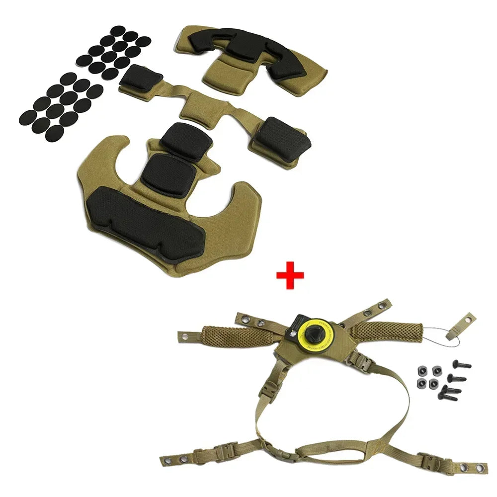 Team Wendy Helmet Chin Strap – Hanging Suspension System for FAST MICH Tactical Airsoft Helmet Accessories