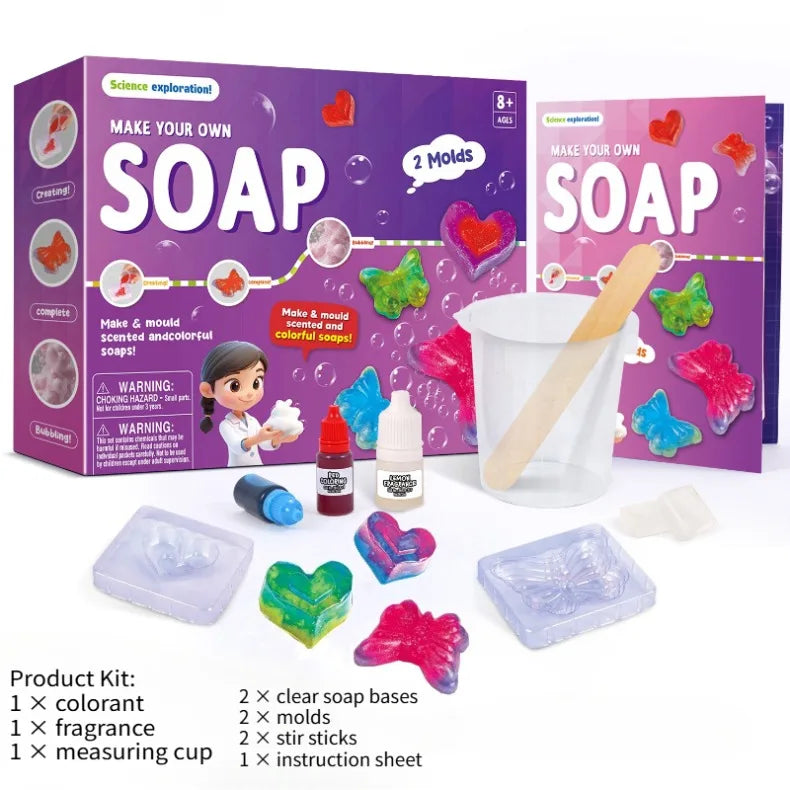 Children’s Magic Science Experiment Kit – DIY Soap STEAM Educational Toy for Kids & School Projects