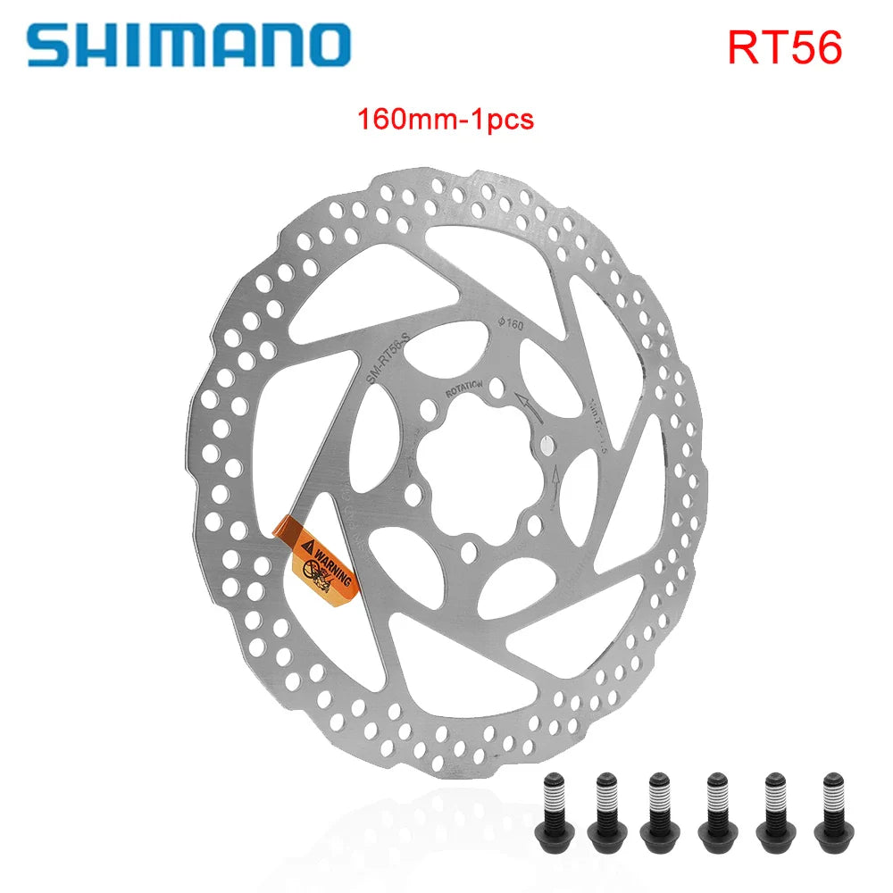 SHIMANO SM-RT56 Disc Brake Rotor 160mm/180mm – MTB & Road Bike Hydraulic Brake Disc for Mountain Bike Parts
