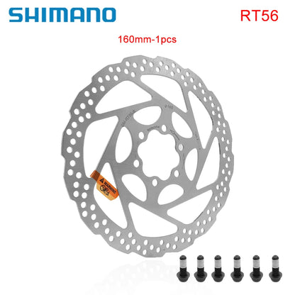 SHIMANO SM-RT56 Disc Brake Rotor 160mm/180mm – MTB & Road Bike Hydraulic Brake Disc for Mountain Bike Parts
