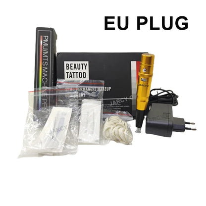 Permanent Makeup Tattoo Pen Machine - Eyebrow and Lip Microblading Tattoo Gun for PMU Beginners