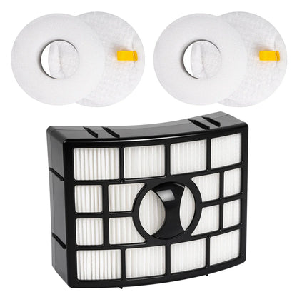 Vacuum Cleaner Foam & HEPA Filters - Replacement Filters for Shark NV350, NV600, NV650 & More