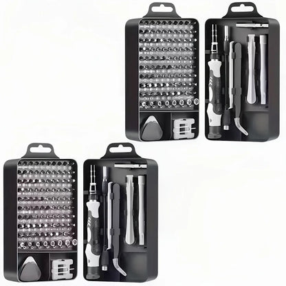 115-in-1 Precision Screwdriver Set - Multi-Bit Repair Tool Kit for iPhone Android Computer Watch and Electronics