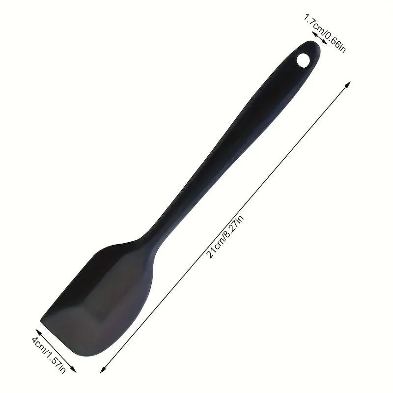 5/10/15/20PCS Silicone Baking Spatula Set – Heat Resistant Cream & Cake Scraper Tools, Seamless Non-Stick Kitchen Utensils (Random Colors)