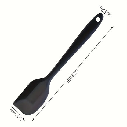5/10/15/20PCS Silicone Baking Spatula Set – Heat Resistant Cream & Cake Scraper Tools, Seamless Non-Stick Kitchen Utensils (Random Colors)