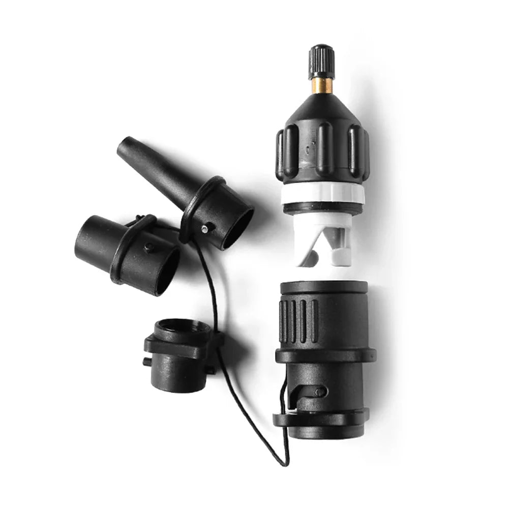 Air Valve Adapter for Inflatable Pump – SUP Board, Kayak, Paddle Boat, Tire Air Compressor Connector