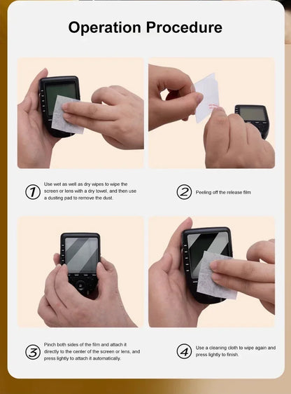 Godox Tempered Glass Film – Protective Screen for X3, XPro, V1, V850III, V860III & TT685II Flash