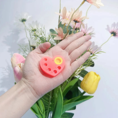 Libeauty Mini Silicone Palette – 6-Function Tray for Lash Lift, Tint, Brow Lamination & Eyelash Perm Makeup Tools