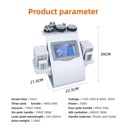 Missheart 6-in-1 KIM-8 40K Cavitation Machine – Professional Beauty Equipment with Fast Shipping