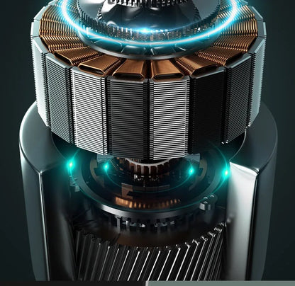 Men’s Electric Mini Shaver | Rechargeable Type-C LED Display Wet & Dry Razor for Home & Travel