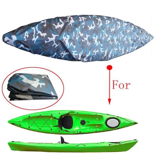 Anti-UV Waterproof Kayak Boat Storage Cover – Canoe Transport Dust Cover for Fishing & Inflatable Boat Replacement
