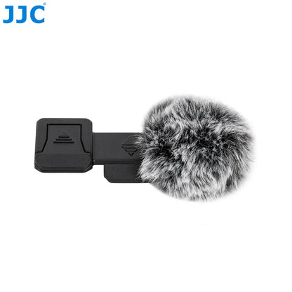 JJC Cold Shoe Wind Muff – Microphone Windscreen for Canon PowerShot V1 Vlog Camera with Noise Reduction