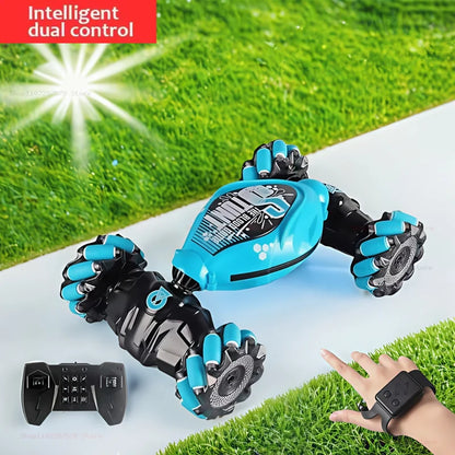 Stunt RC Car 4WD 1:16 – LED Light, Gesture Control, Twist & Climb Remote Controlled Car Toy for Kids
