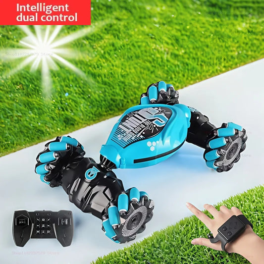 Stunt RC Car 4WD 1:16 – LED Light, Gesture Control, Twist & Climb Remote Controlled Car Toy for Kids