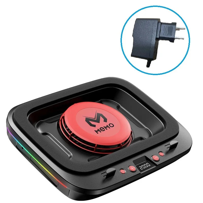 MEMO FL08 Strong Wind Cooling Stand – Powerful Laptop Radiator Fan Base Bracket for Gaming & Heat Dissipation