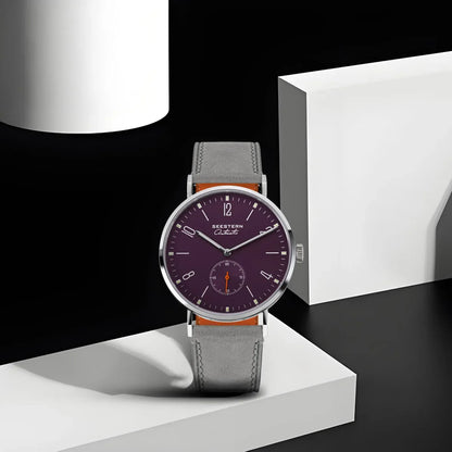 SEESTERN 2024 Men’s Automatic Watch — Ultra-Thin Luxury Business Wristwatch with ST1701 Movement, Fashion Casual Timepiece