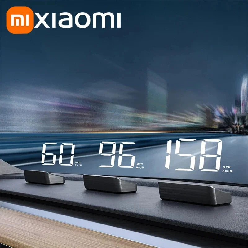 Xiaomi Car HUD Speedometer – Digital GPS Compass Head-Up Display Windshield Projector Multifunctional Accessory