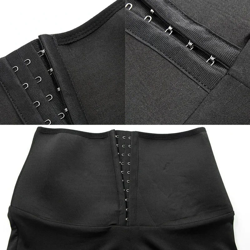Women Sauna Sweat Pants Body Shaper Shorts – Slimming Waist Trainer Tummy Control Leggings for Weight Loss & Gym
