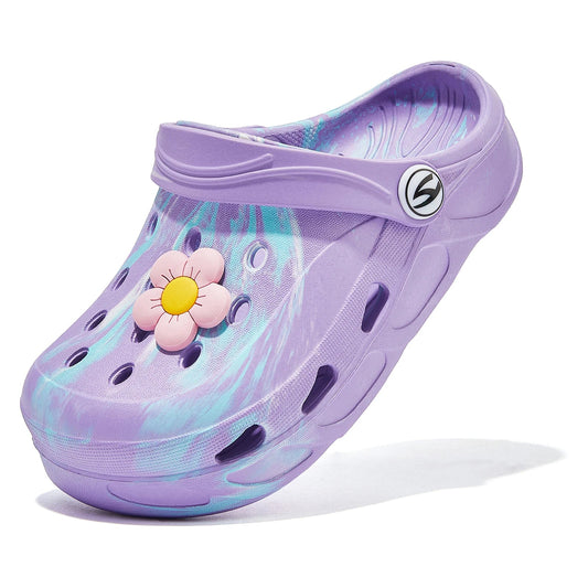 HOBIBEAR Kids Garden Clogs – Cartoon Beach Sandals & Water Shoes for Toddlers, Little Kids & Big Kids
