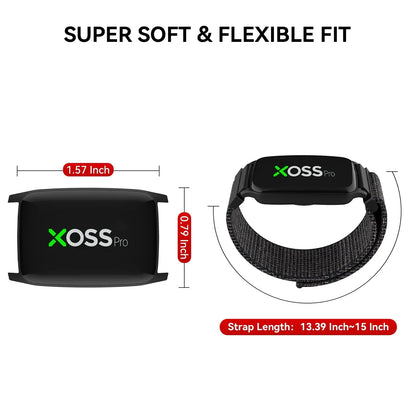 XOSS IPX8 Beat Band Pro – Heart Rate Monitor Armband for Swimming, Running & Fitness Tracking