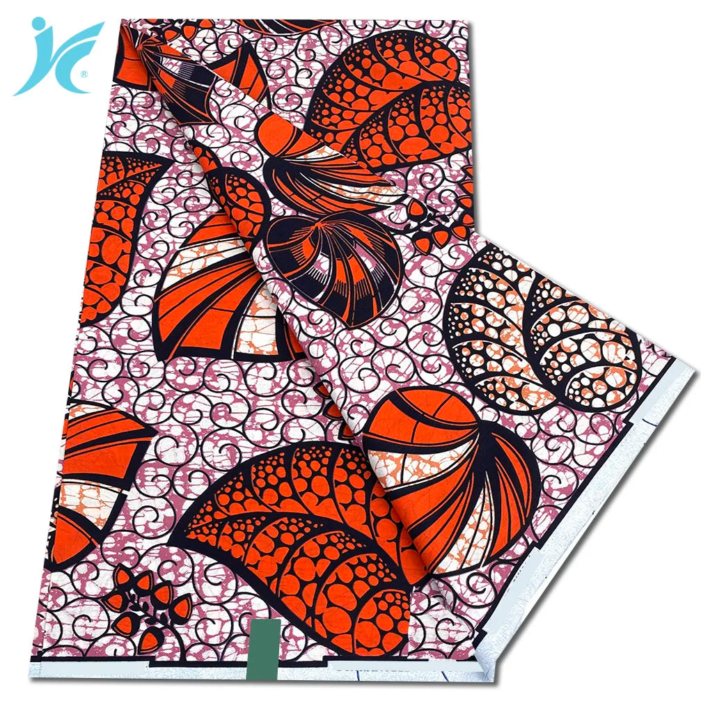 African Real Wax Print Fabric - 100% Cotton Ankara Sewing Material Wholesale Quality