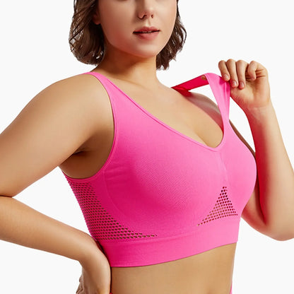 Women’s Shockproof Sports Bra — High-Support Running & Fitness Yoga Vest | Anti-Sag Soft Comfort