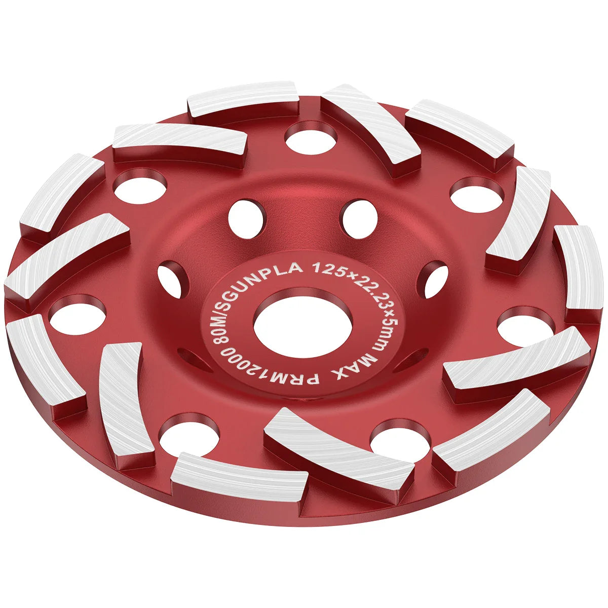 5-Inch Diamond Grinding Cup Wheel – Abrasive Sanding Disc for Angle Grinder, Wear-Resistant Concrete & Stone Polishing Tool