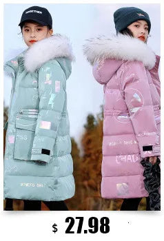 Children’s Winter Clothing Set – Baby Down Jacket Parka & Thick Snowsuit for Boys and Girls