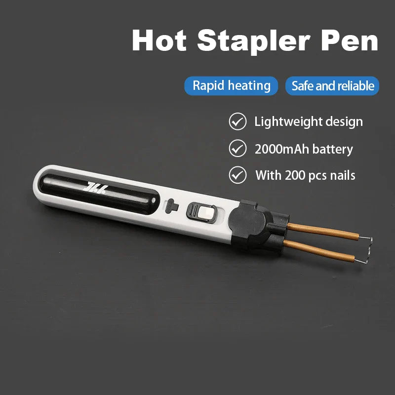 Portable Handheld Plastic Welding Machine – Thermal Cutting & Hole Repair Tool Set with LED Light