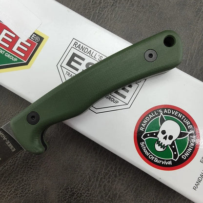 ESEE AGK Fixed Blade Knife - D2 Steel Outdoor Knife with Sheath for Hiking, Fishing, Climbing & Camping