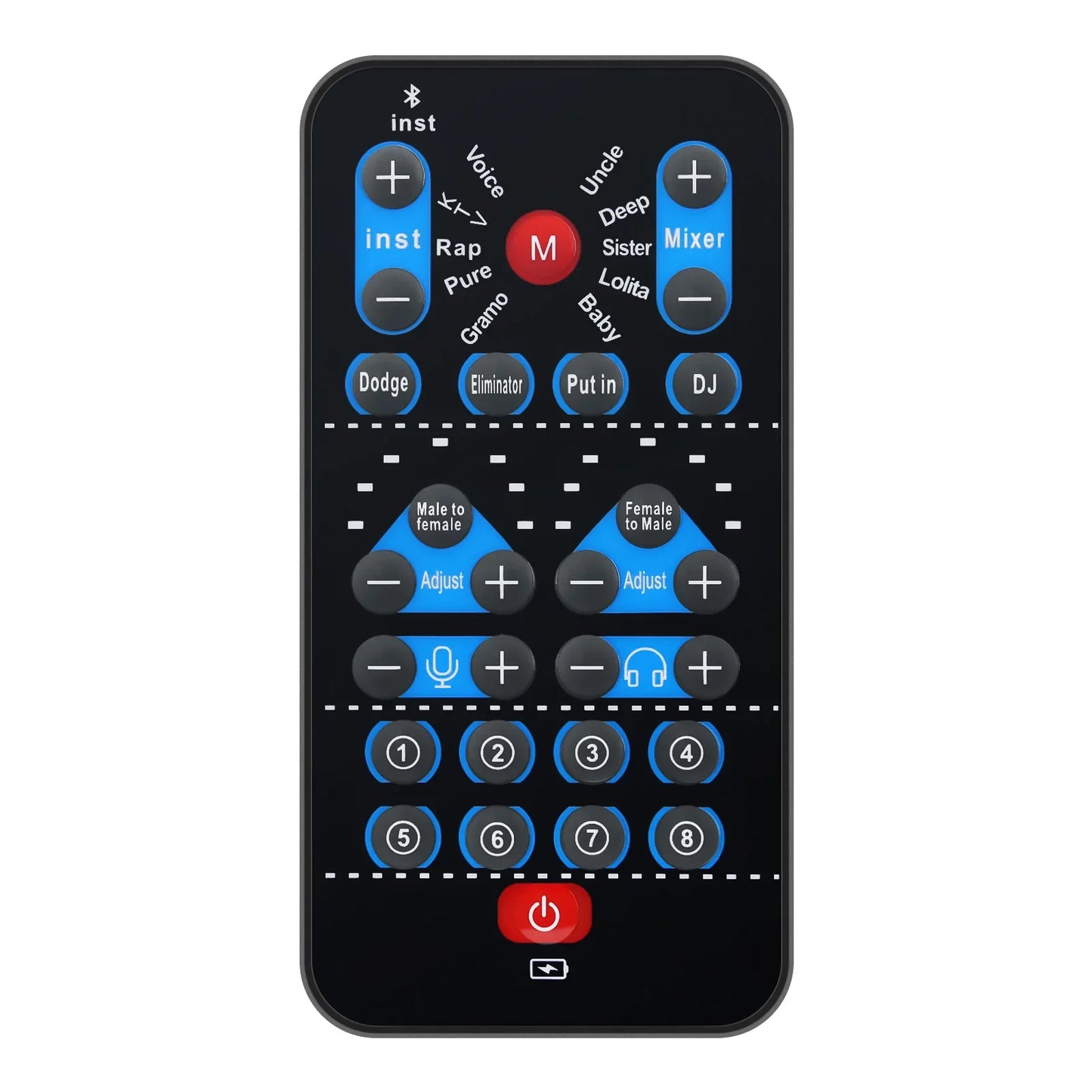 M10 Portable Voice Changer Device – Male to Female Switch, Karaoke & Live Sound Tuning Card
