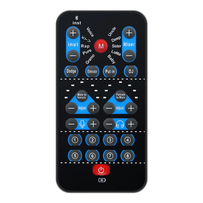 M10 Portable Voice Changer Device – Male to Female Switch, Karaoke & Live Sound Tuning Card