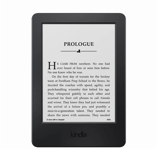Original Kindle 6/8 Used eBook Reader – 6" E-Ink Touchscreen WiFi eReader, No Light, Better Than Kobo